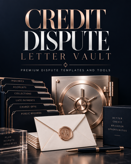 Credit Dispute Letter Vault cover