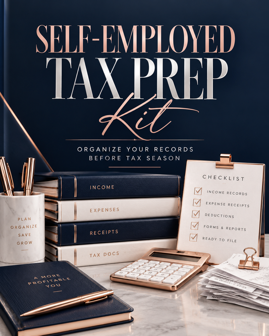 Self-Employed Tax Prep Kit cover